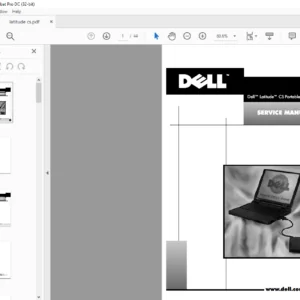 Dell Latitude CS Portable Computer SERVICE MANUAL - PDF DOWNLOAD
